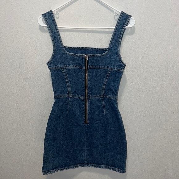 Reformation Dresses Reformation Davies Bustier Denim Mini Dress Poshmark